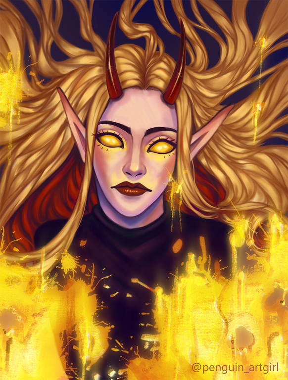 OC Portrait | Simple background | Details 35$