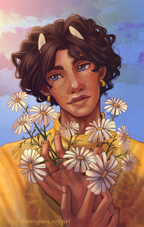 OC Portrait | Simple background | Details 32$