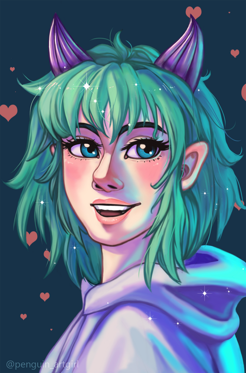 OC Portrait | Simple background 30$